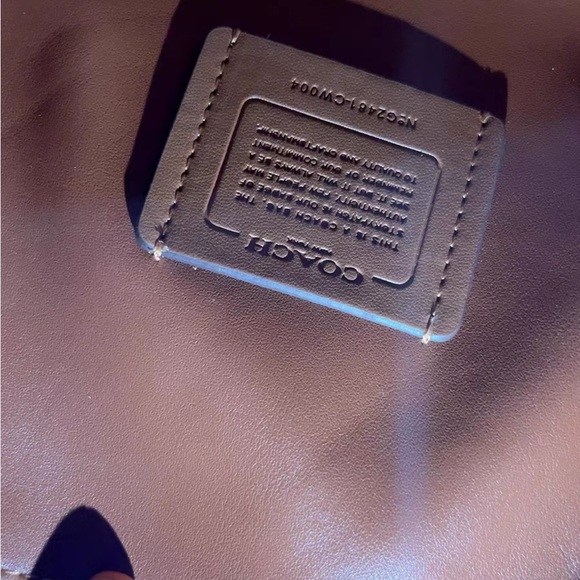 COACH Hadley Convertible Crossbody Bag Suede Brown - Picture 6 of 7